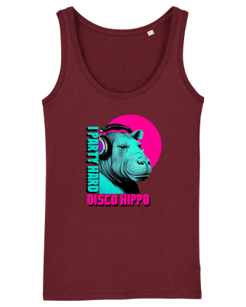 disco hippo Burgundy