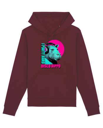 disco hippo Burgundy