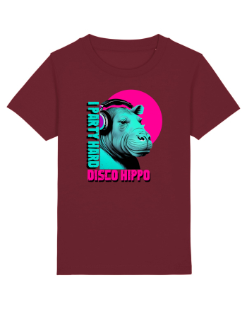 disco hippo Burgundy