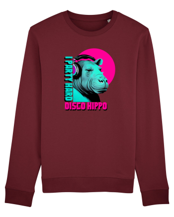 disco hippo Burgundy