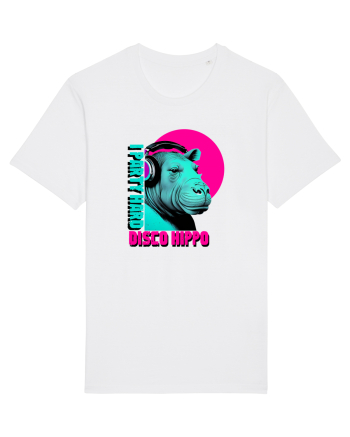 disco hippo White
