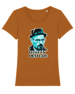 cook on first date Tricou mânecă scurtă guler larg fitted Damă Expresser