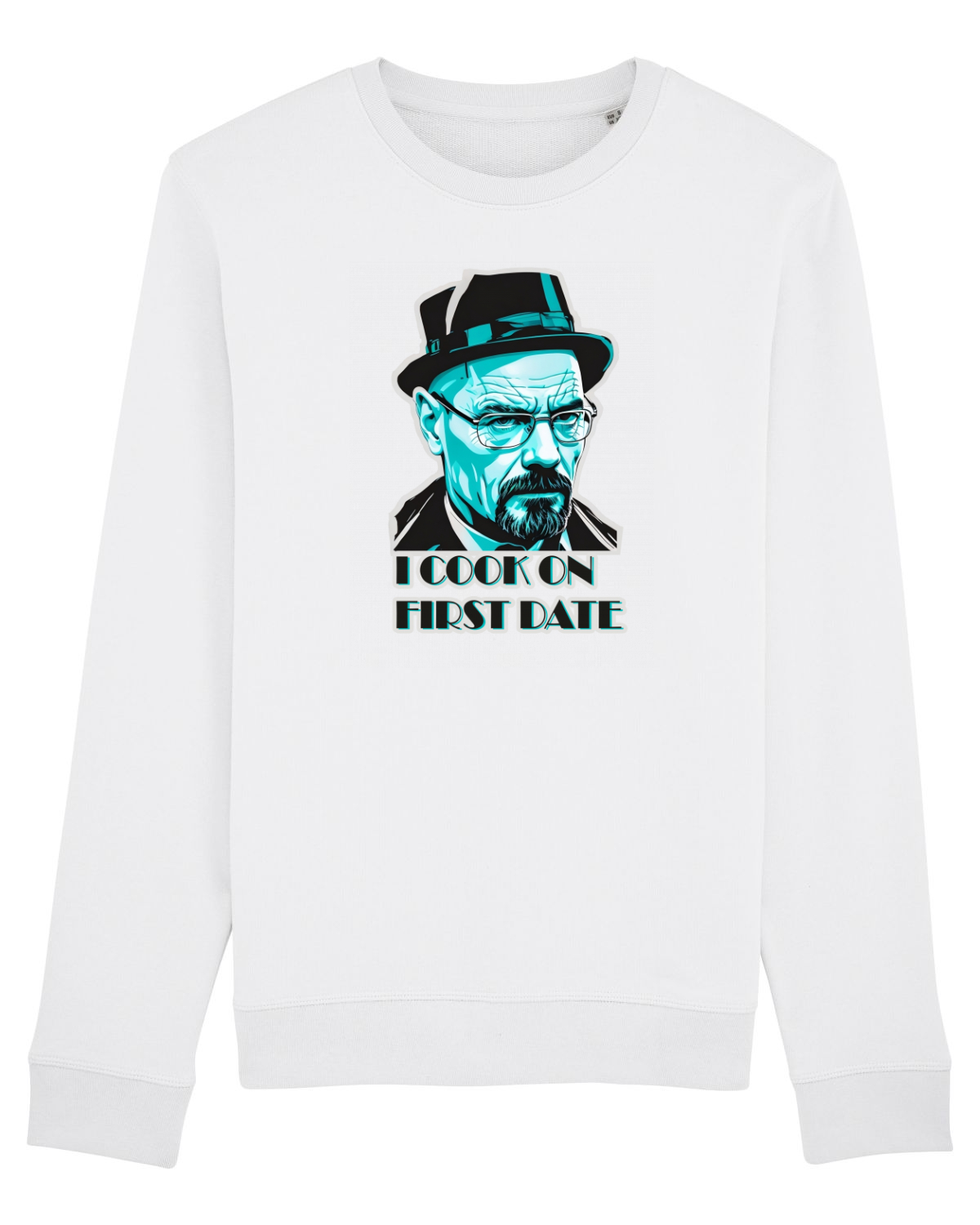 Bluză mânecă lungă Unisex Rise White