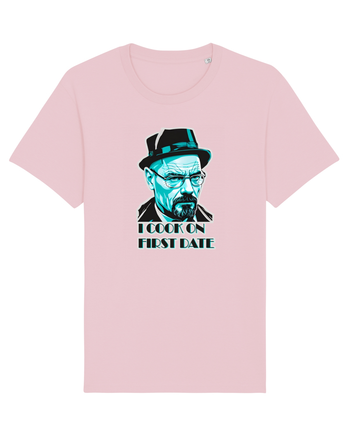 Tricou mânecă scurtă Unisex Rocker Cotton Pink