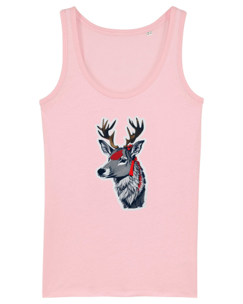 hunter reindeer Cotton Pink