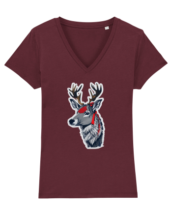 hunter reindeer Burgundy