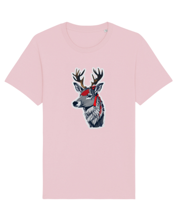 hunter reindeer Cotton Pink