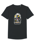 omelette du fromage Tricou mânecă scurtă guler larg Bărbat Skater