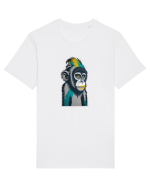 monkey pop Tricou mânecă scurtă Unisex Rocker