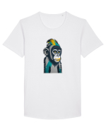 monkey pop Tricou mânecă scurtă guler larg Bărbat Skater