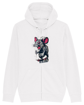 crazy rat White