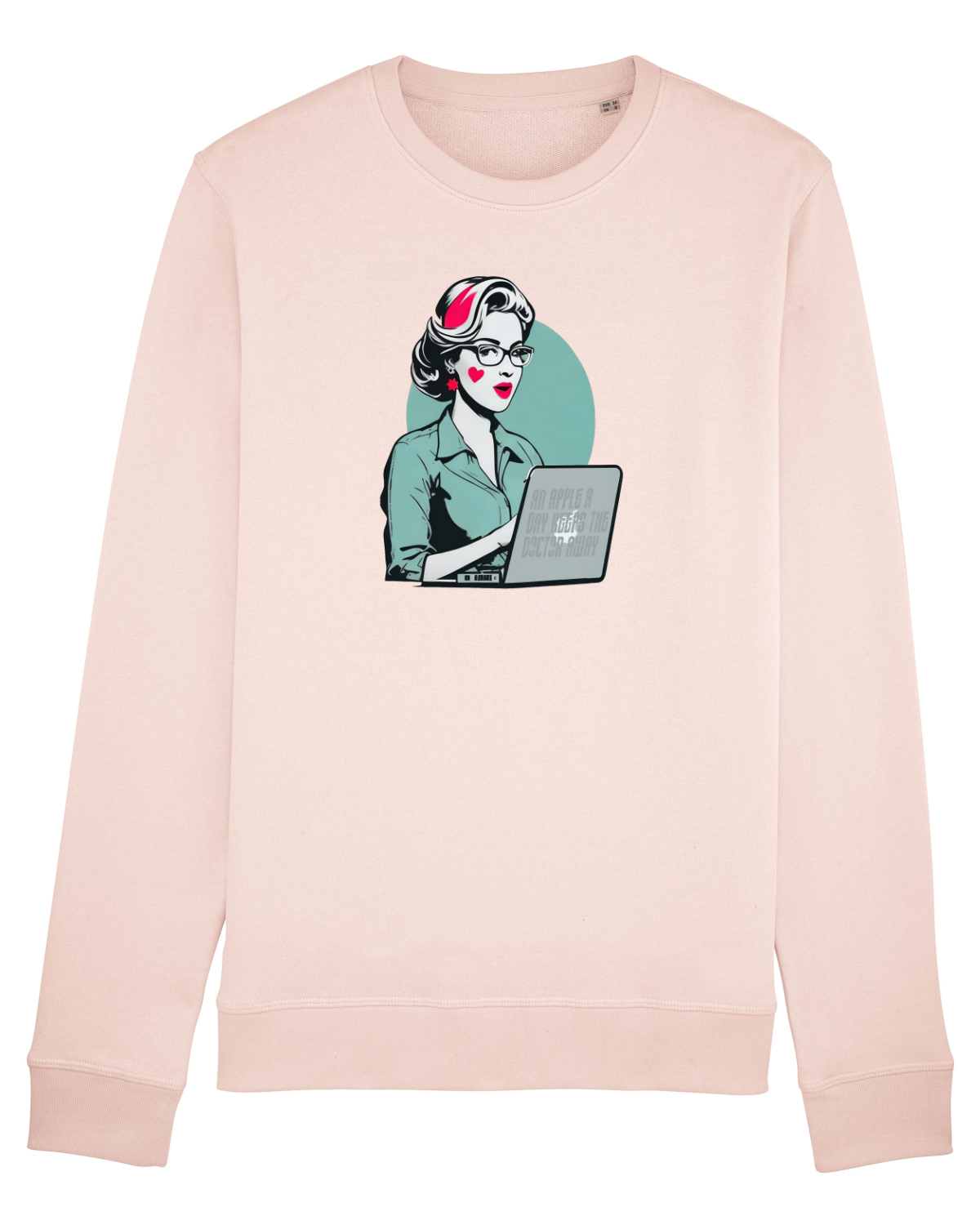 Bluză mânecă lungă Unisex Rise Candy Pink