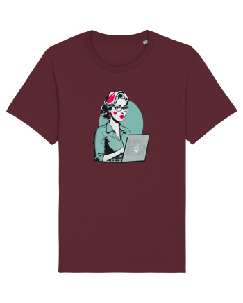 apple mom Burgundy