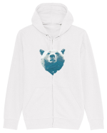 Grizzly_Georginio 1 Hanorac cu fermoar Unisex Connector