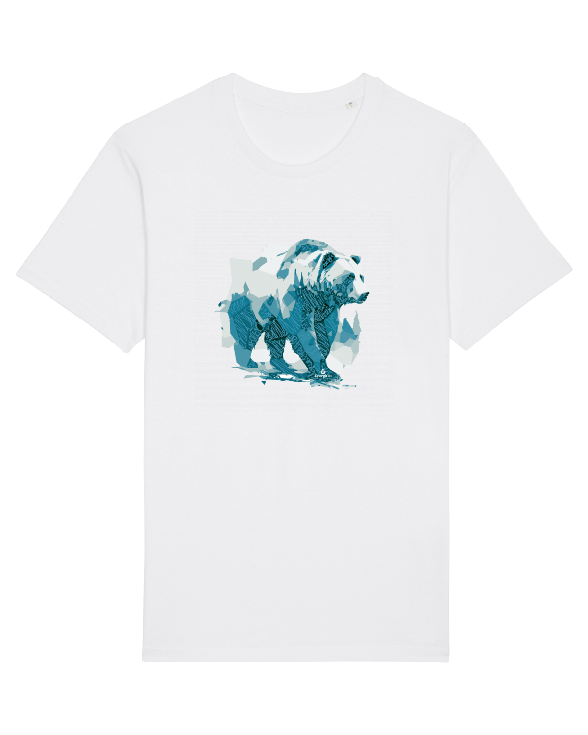 Tricou mânecă scurtă Unisex Rocker White