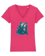 Grizzly Georginio_5 Tricou mânecă scurtă guler V Damă Evoker