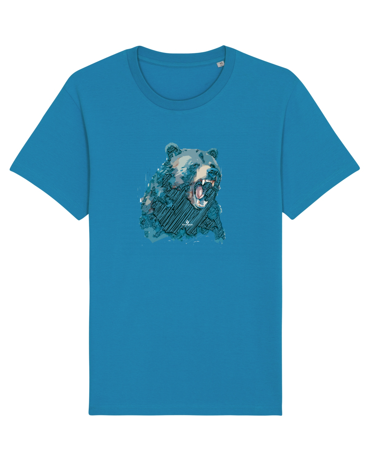 Tricou mânecă scurtă Unisex Rocker Azur