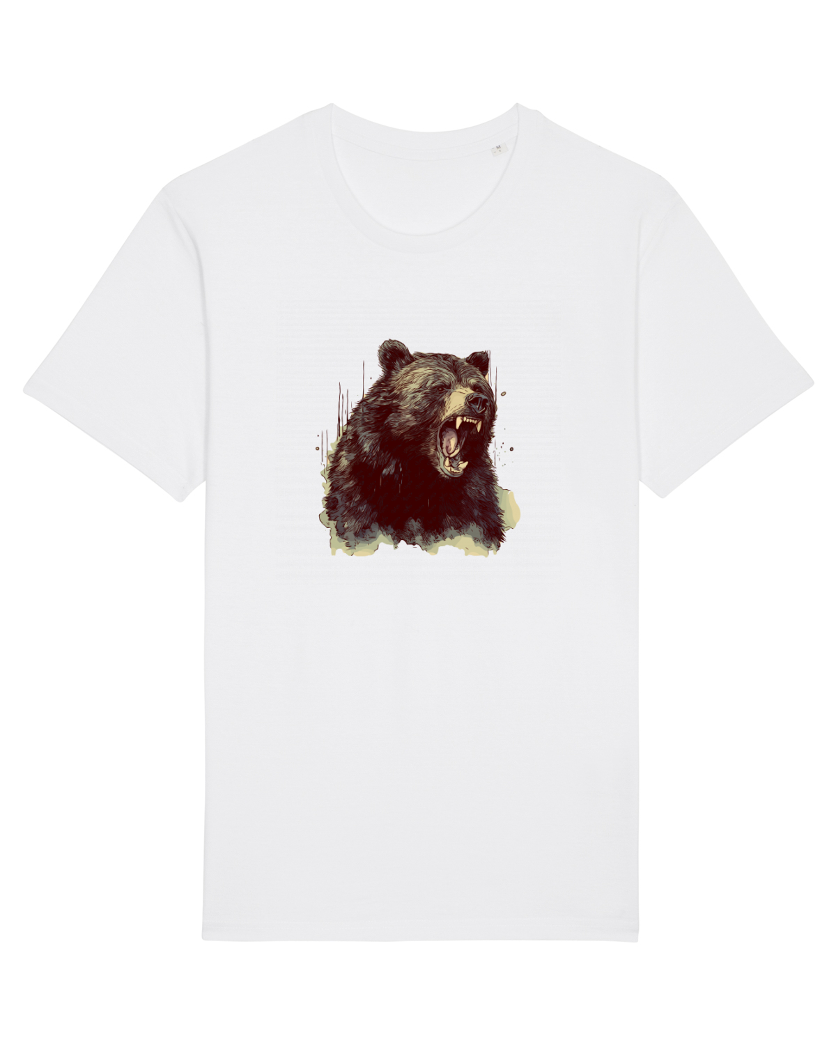 Tricou mânecă scurtă Unisex Rocker White