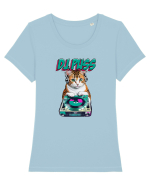 dj puss Tricou mânecă scurtă guler larg fitted Damă Expresser