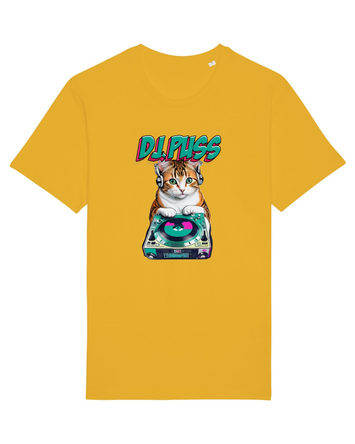 Tricou mânecă scurtă Unisex Rocker Spectra Yellow