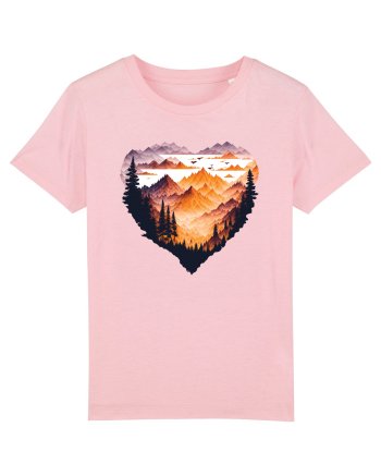 pentru pasionații de drumeții - Dragoste de munte v2 Cotton Pink