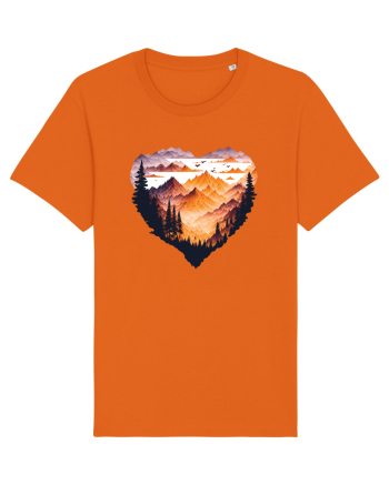 pentru pasionații de drumeții - Dragoste de munte v2 Bright Orange
