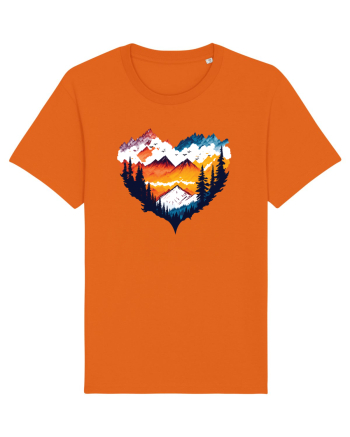 pentru pasionații de drumeții - Dragoste de munte v3 Bright Orange