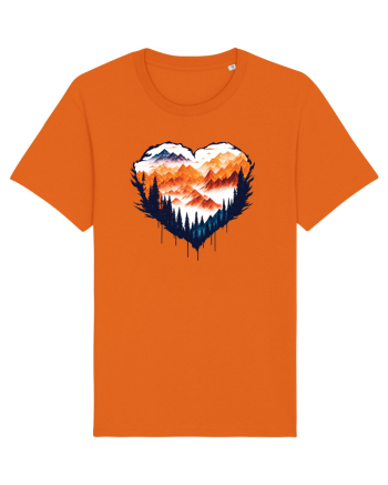 pentru pasionații de drumeții - Dragoste de munte v5 Bright Orange