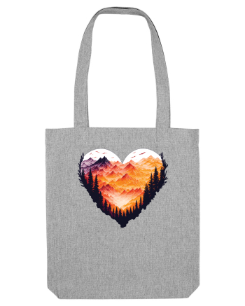 pentru pasionații de drumeții - Dragoste de munte v6 Heather Grey