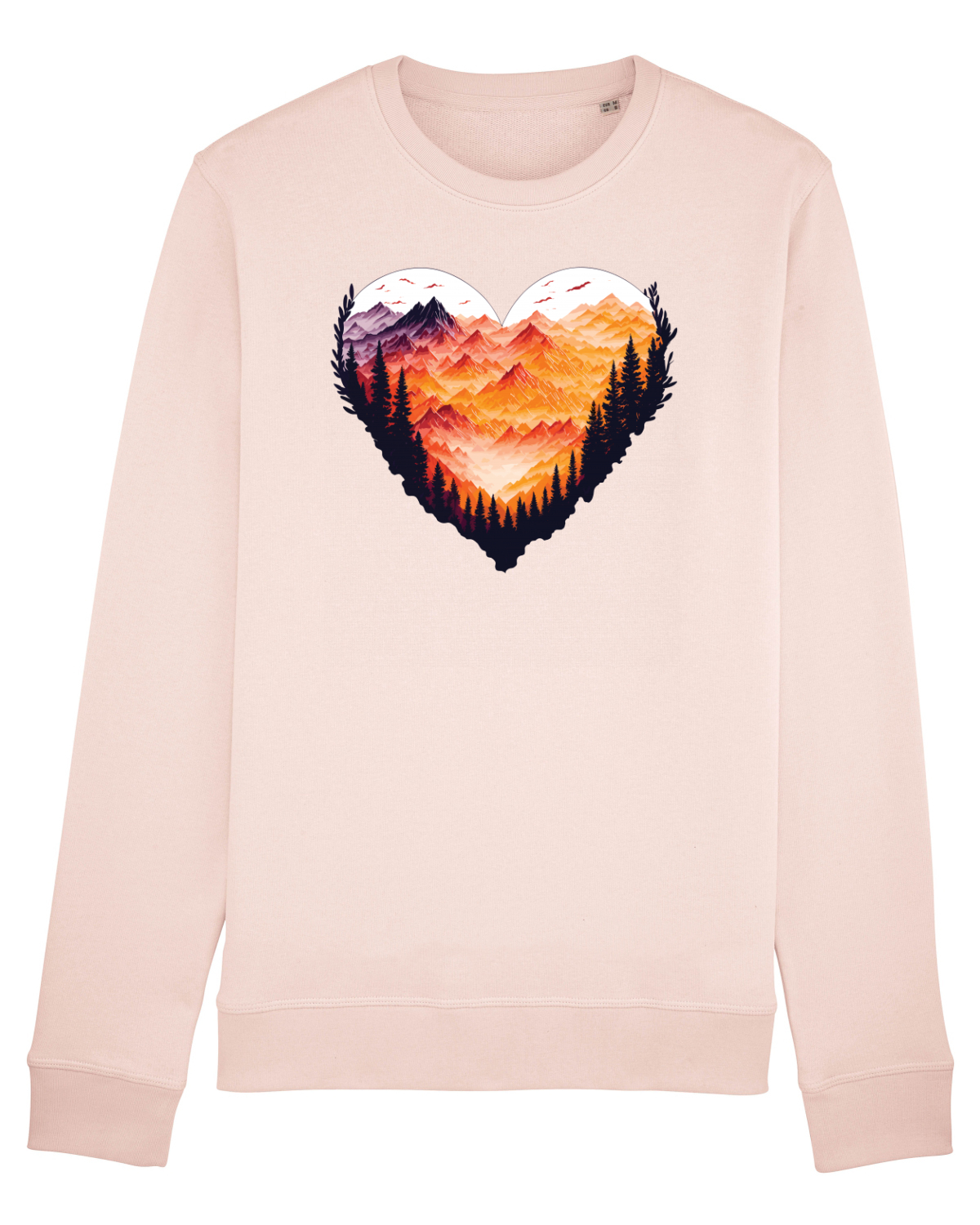 Bluză mânecă lungă Unisex Rise Candy Pink