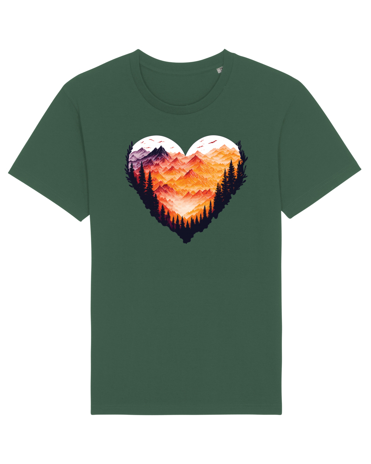 Tricou mânecă scurtă Unisex Rocker Bottle Green