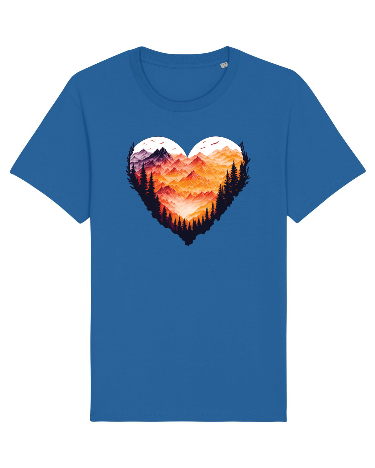 Tricou mânecă scurtă Unisex Rocker Royal Blue