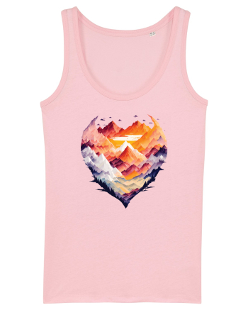 pentru pasionații de drumeții - Dragoste de munte v7 Cotton Pink