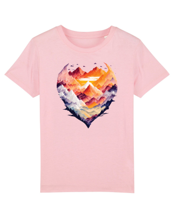pentru pasionații de drumeții - Dragoste de munte v7 Cotton Pink