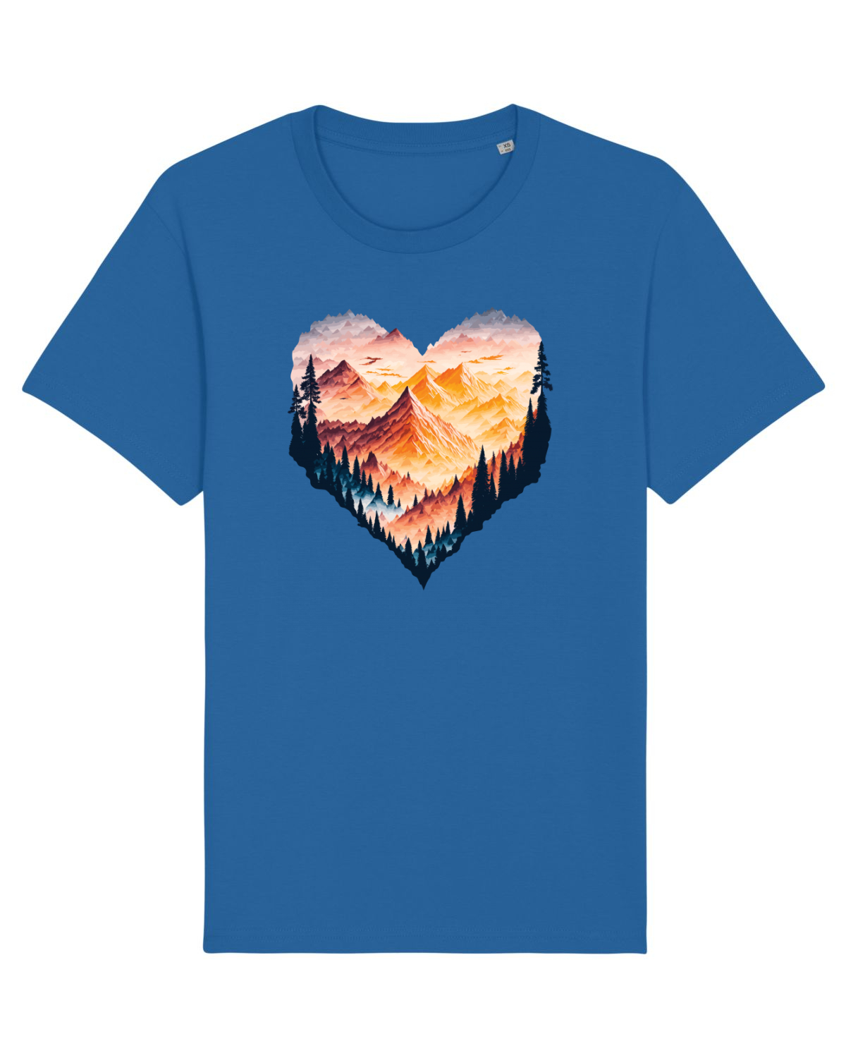 Tricou mânecă scurtă Unisex Rocker Royal Blue