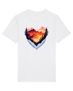 pentru pasionații de drumeții - Dragoste de munte v9 Tricou mânecă scurtă Unisex Rocker
