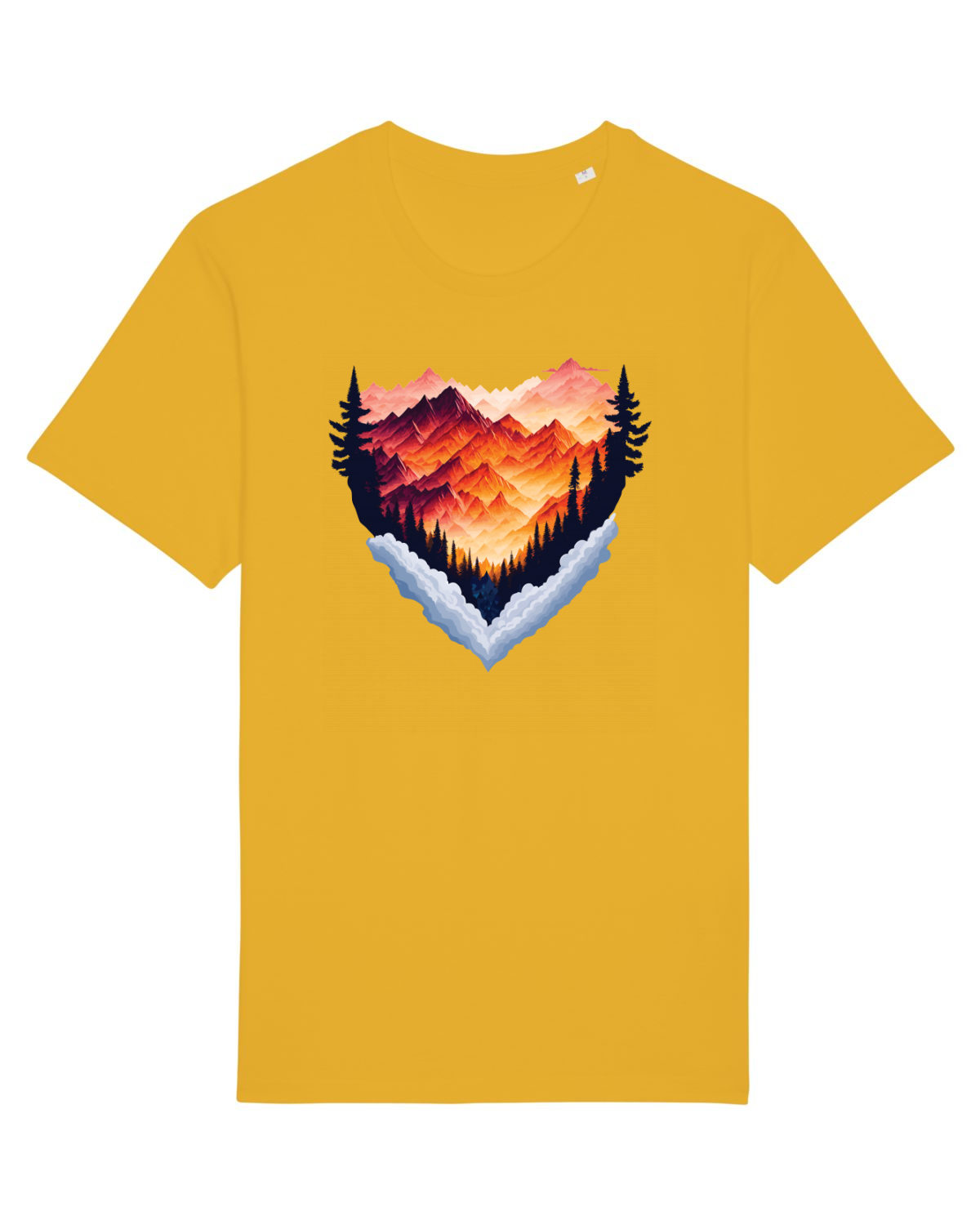 Tricou mânecă scurtă Unisex Rocker Spectra Yellow