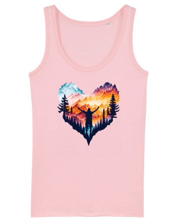 pentru pasionații de drumeții - Dragoste de munte v10 Cotton Pink