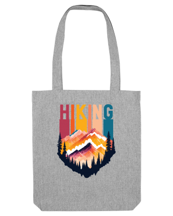 pentru pasionații de drumeții - Hiking emblem Heather Grey