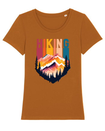 pentru pasionații de drumeții - Hiking emblem Roasted Orange
