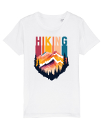 pentru pasionații de drumeții - Hiking emblem Tricou mânecă scurtă  Copii Mini Creator