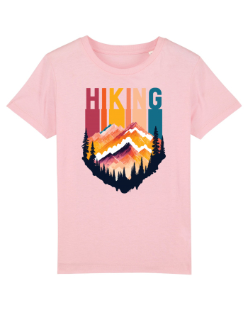 pentru pasionații de drumeții - Hiking emblem Cotton Pink
