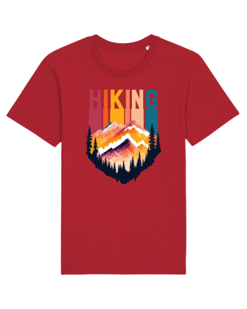 pentru pasionații de drumeții - Hiking emblem Red