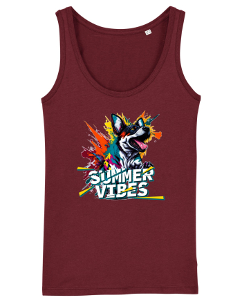 summer vibes Burgundy