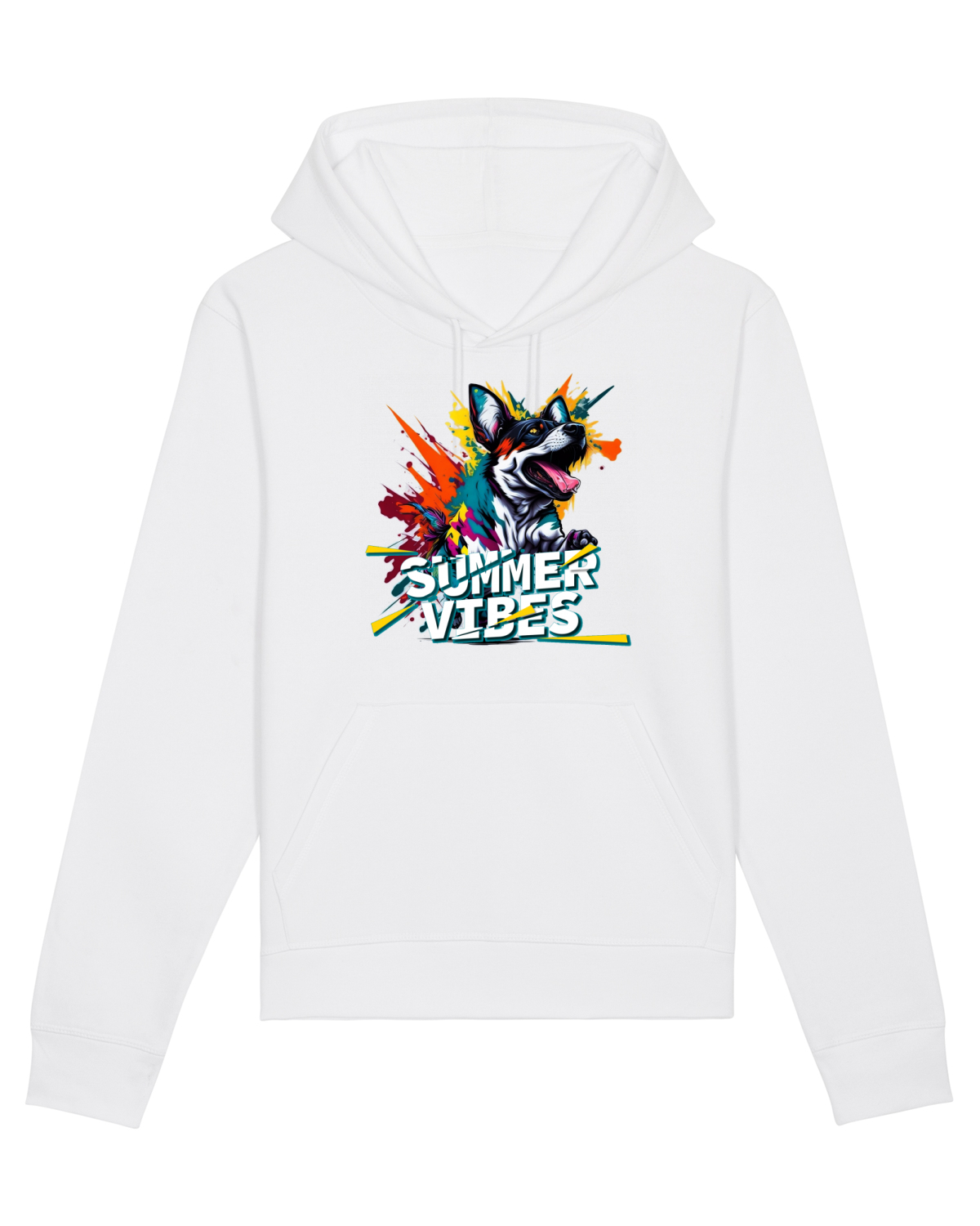 Hanorac Unisex Drummer White
