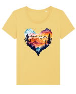 pentru pasionații de drumeții - Home Tricou mânecă scurtă guler larg fitted Damă Expresser