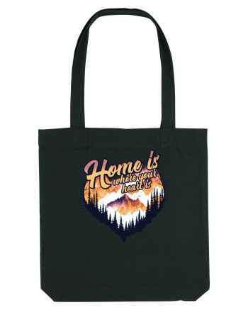 pentru pasionații de drumeții - Home is where your heart is Black