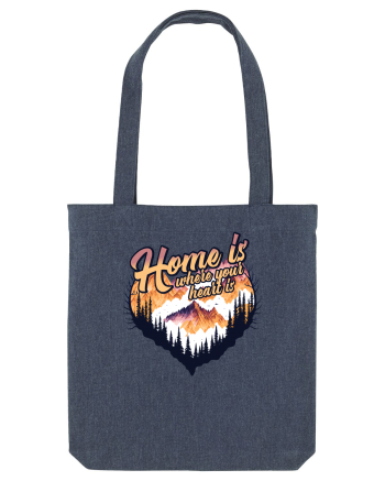 pentru pasionații de drumeții - Home is where your heart is Midnight Blue