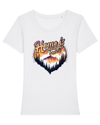 pentru pasionații de drumeții - Home is where your heart is White