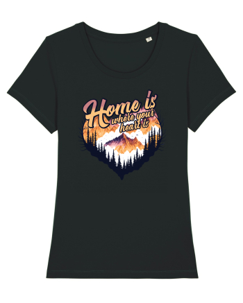 pentru pasionații de drumeții - Home is where your heart is Black